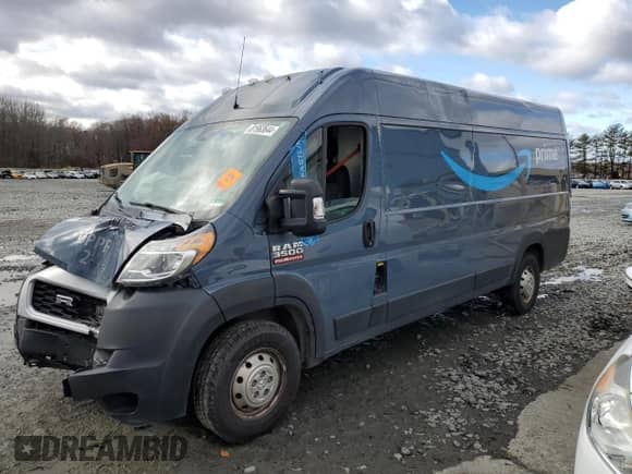 2021 Ram ProMaster Cargo z VIN 3C6MRVJG3ME550474, wystawiony jako Copart lot #81963644 z przebiegiem Nie podano mil oraz Szkoda całkowita • Salvage title. Historia ofert i sprzedaży dostępna na DreamBid. Obrazek 1.