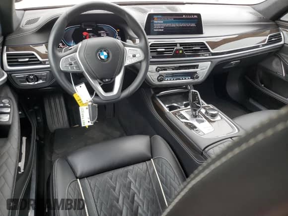 2021 BMW 7 Series with VIN WBA7W4C07MCF50137, listed as a Copart auction lot 56453774 with 21,314 mi miles and . Bid and sale history available at DreamBid. Image 8.