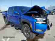 2025 Nissan Frontier Pro-4X with VIN 1N6ED1EK5SN632702, listed as a Copart auction lot 63164255 with 1,917 mi miles and Salvage title. Bid and sale history available at DreamBid. Image 4.