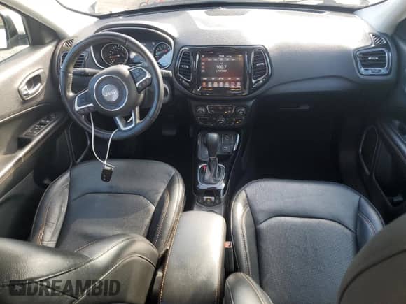 2021 Jeep Compass Limited with VIN 3C4NJDCB5MT572665, listed as a Copart auction lot 86987235 with 87,475 mi miles and Salvage title. Bid and sale history available at DreamBid. Image 8.