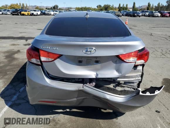 2012 Hyundai Elantra GLS with VIN KMHDH4AE7CU454640, listed as a Copart auction lot 82335265 with 86,367 mi miles and Salvage title. Bid and sale history available at DreamBid. Image 6.