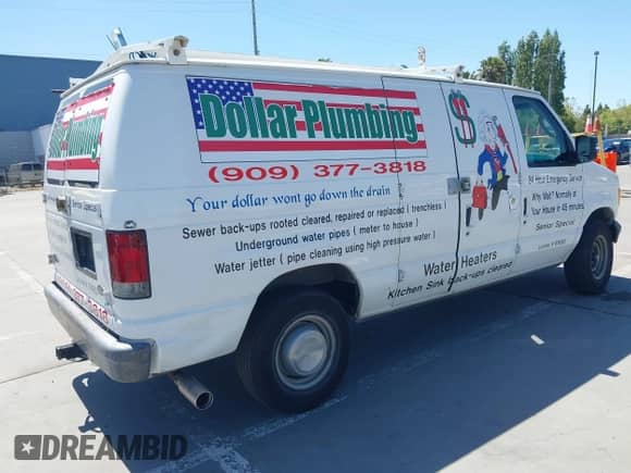 2004 Ford Econoline Cargo z VIN 1FTNE24W04HA52298, wystawiony jako IAAI lot #41700196 z przebiegiem 217 635 mil mil oraz . Historia ofert i sprzedaży dostępna na DreamBid. Obrazek 4.