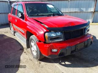 2002 Chevrolet TrailBlazer LS with VIN 1GNDT13S022270744, listed as a IAAI auction lot 41633796 with 133,076 mi miles and . Bid and sale history available at DreamBid. Image 1.