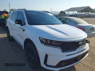 2021 Kia Sorento SX with VIN 5XYRK4LFXMG027876, listed as a IAAI auction lot 42945851 with 81,404 mi miles and . Bid and sale history available at DreamBid. Image 1.