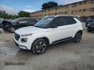 2024 Hyundai Venue Limited с VIN KMHRC8A34RU294672, выставлен на аукционе Copart как лот 85551815 с пробегом 8 236 миль миль и На запчасти • Non repairable. История ставок и продаж доступна на DreamBid. Изображение 1.