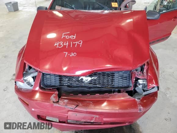 2008 Ford Mustang Deluxe with VIN 1ZVHT80N685110812, listed as a Copart auction lot 66476935 with Not provided miles and Salvage title. Bid and sale history available at DreamBid. Image 11.