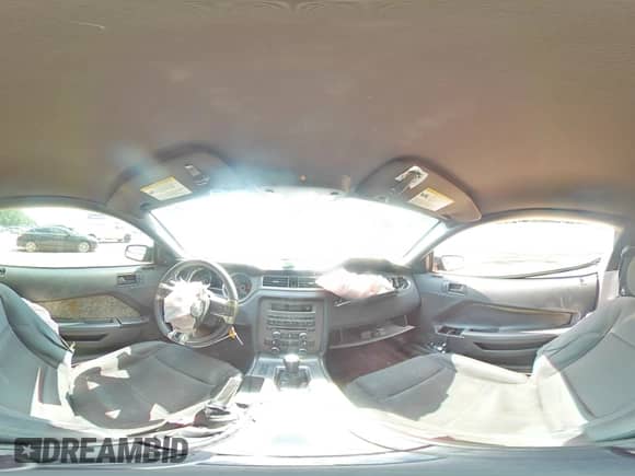 2014 Ford Mustang V6 with VIN 1ZVBP8AM7E5325126, listed as a Copart auction lot 59134364 with 153,735 mi miles and Salvage title. Bid and sale history available at DreamBid. Image 12.