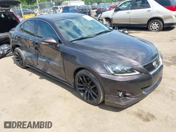 2012 Lexus IS 250 z VIN JTHCF5C21C2035594, wystawiony jako IAAI lot #42546122 z przebiegiem 76 530 mil mil oraz . Historia ofert i sprzedaży dostępna na DreamBid. Obrazek 1.