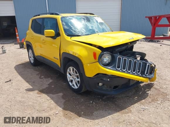 2018 Jeep Renegade Latitude with VIN ZACCJABB2JPJ27064, listed as a IAAI auction lot 42952232 with 44,706 mi miles and . Bid and sale history available at DreamBid. Image 1.