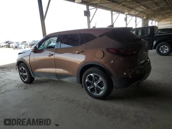 2024 Chevrolet Blazer LT with VIN 3GNKBHR41RS159534, listed as a Copart auction lot 62953745 with Not provided miles and Non repairable. Bid and sale history available at DreamBid. Image 2.