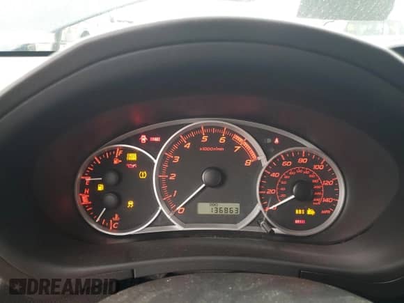 2012 Subaru WRX WRX Premium with VIN JF1GV7F63CG003612, listed as a Copart auction lot 86295915 with 136,863 mi miles and Clean title. Bid and sale history available at DreamBid. Image 9.