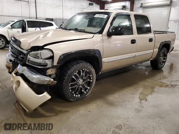 2006 GMC Sierra 1500 SLT with VIN 2GTEK13T861151161, listed as a Copart auction lot 57295185 with 233,274 mi miles and Salvage title. Bid and sale history available at DreamBid. Image 1.