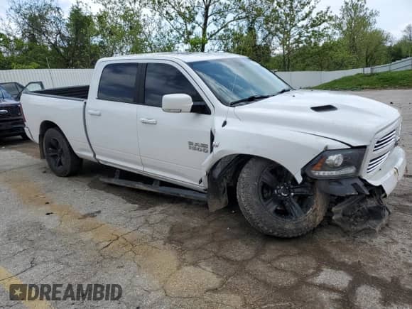 2017 Ram 1500 Sport with VIN 1C6RR7UT4HS766511, listed as a Copart auction lot 54931515 with 131,083 mi miles and Clean title. Bid and sale history available at DreamBid. Image 4.