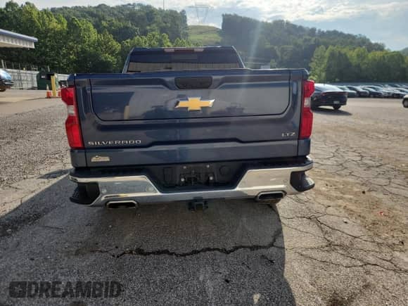 2024 Chevrolet Silverado 1500 LTZ with VIN 1GCUDGEL0RZ136932, listed as a Copart auction lot 64984415 with Not provided miles and Salvage title. Bid and sale history available at DreamBid. Image 6.