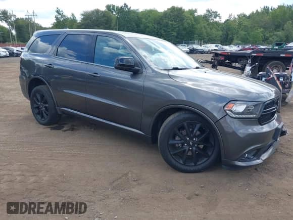 2019 Dodge Durango SXT with VIN 1C4RDJAG2KC599580, listed as a IAAI auction lot 43104403 with 108,136 mi miles and . Bid and sale history available at DreamBid. Image 1.
