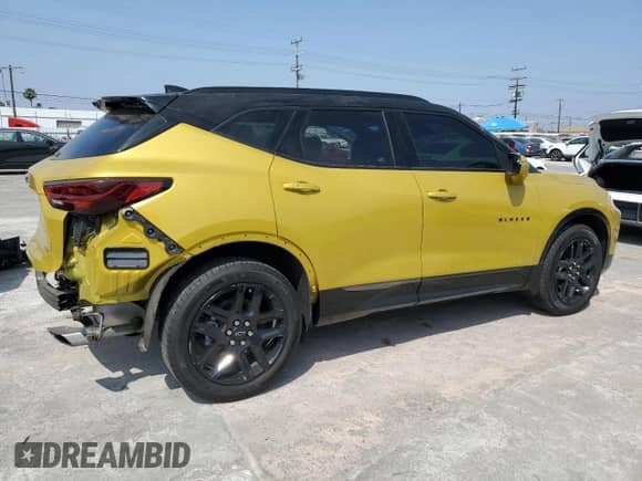 2024 Chevrolet Blazer RS with VIN 3GNKBERS0RS161546, listed as a Copart auction lot 62034415 with 10,640 mi miles and Salvage title. Bid and sale history available at DreamBid. Image 3.
