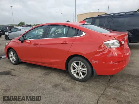 2017 Chevrolet Cruze LT with VIN 1G1BE5SM9H7199133, listed as a Copart auction lot 81579455 with 107,326 mi miles and Salvage title. Bid and sale history available at DreamBid. Image 2.