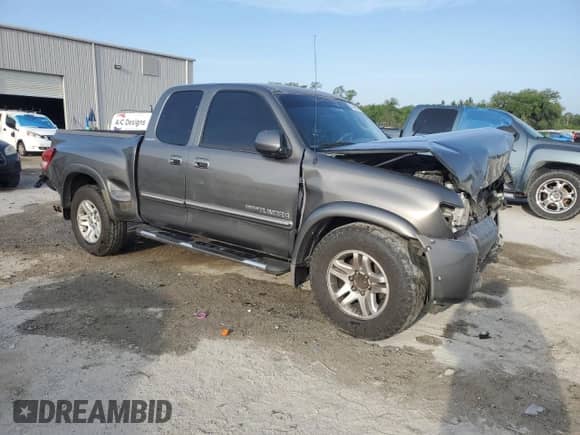 2006 Toyota Tundra Limited with VIN 5TBRT38136S472821, listed as a Copart auction lot 57316575 with 233,909 mi miles and Salvage title. Bid and sale history available at DreamBid. Image 4.