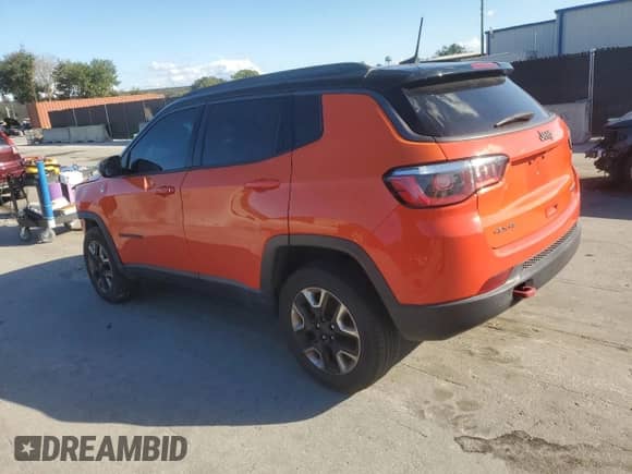 2018 Jeep Compass Trailhawk с VIN 3C4NJDDB9JT143913, выставлен на аукционе Copart как лот 82592165 с пробегом 169 451 миль миль и Чистый • Clean title. История ставок и продаж доступна на DreamBid. Изображение 2.