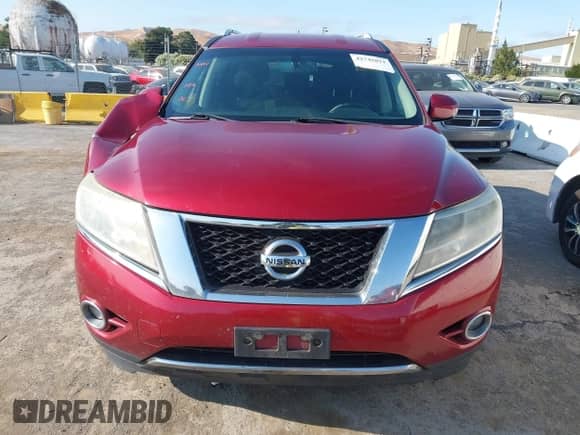 2015 Nissan Pathfinder SL with VIN 5N1AR2MM0FC649223, listed as a IAAI auction lot 42745011 with 202,340 mi miles and . Bid and sale history available at DreamBid. Image 13.