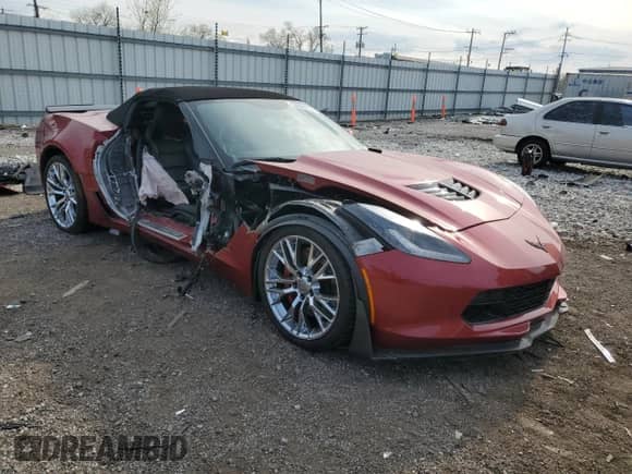 2015 Chevrolet Corvette Z06 3LZ с VIN 1G1YU3D67F5605998, выставлен на аукционе Copart как лот 53999765 с пробегом 68 617 миль миль и Списание • Salvage title. История ставок и продаж доступна на DreamBid. Изображение 4.