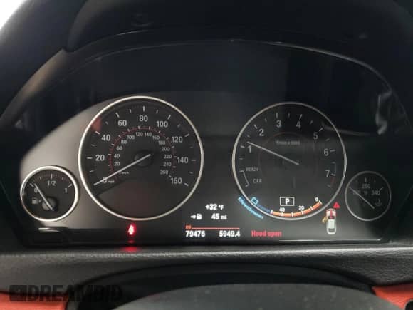 2016 BMW 4 Series 428i xDrive with VIN WBA4C9C52GG137735, listed as a Copart auction lot 42413905 with 79,476 mi miles and Salvage title. Bid and sale history available at DreamBid. Image 9.