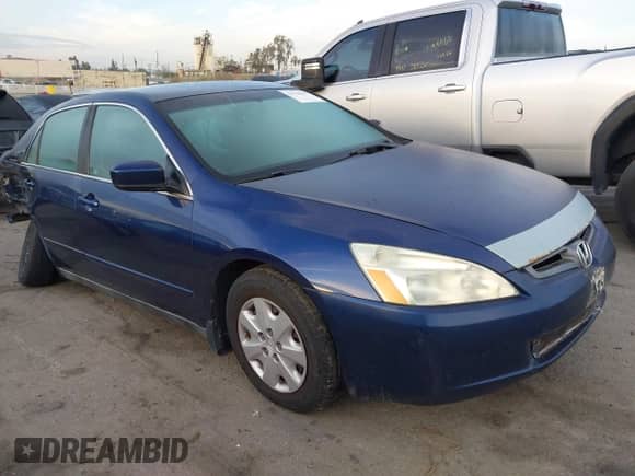 2003 Honda Accord LX with VIN 1HGCM56423A821707, listed as a IAAI auction lot 41796635 with 388,487 mi miles and . Bid and sale history available at DreamBid. Image 1.
