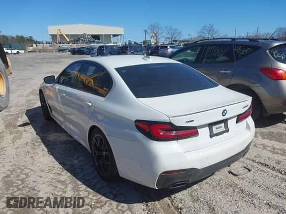 2021 BMW 5 Series 530i xDrive with VIN WBA13BJ08MCF53425, listed as a IAAI auction lot 41899869 with Not provided miles and . Bid and sale history available at DreamBid. Image 2.