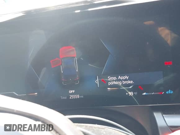 2024 BMW 5 Series 530i xDrive with VIN WBA53FJ07RCS07301, listed as a IAAI auction lot 42958965 with 25,559 mi miles and . Bid and sale history available at DreamBid. Image 7.