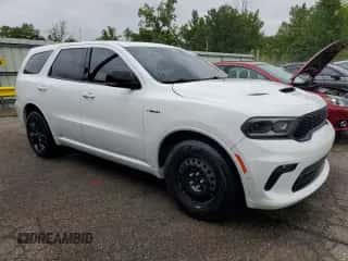 2021 Dodge Durango R/T with VIN 1C4SDJCT7MC697079, listed as a Copart auction lot 69061135 with 45,491 mi miles and Clean title. Bid and sale history available at DreamBid. Image 4.