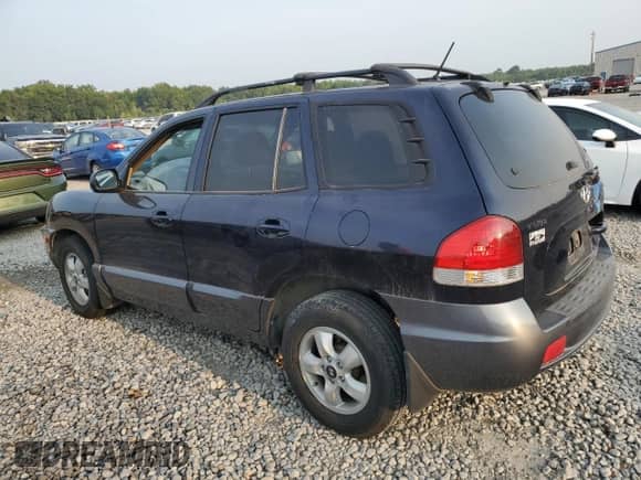 2005 Hyundai Santa Fe GLS with VIN KM8SC13D85U979024, listed as a Copart auction lot 71697445 with 95,726 mi miles and Salvage title. Bid and sale history available at DreamBid. Image 2.