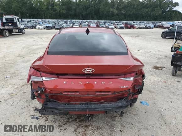 2021 Hyundai Elantra Limited с VIN KMHLP4AG1MU125854, выставлен на аукционе Copart как лот 71882975 с пробегом 47 993 миль миль и На запчасти • Non repairable. История ставок и продаж доступна на DreamBid. Изображение 6.
