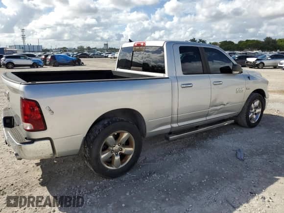 2014 Ram 1500 Big Horn z VIN 1C6RR6GT4ES259397, wystawiony jako Copart lot #82249745 z przebiegiem 96 265 mil mil oraz Czysty tytuł • Clean title. Historia ofert i sprzedaży dostępna na DreamBid. Obrazek 3.