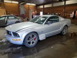 2006 Ford Mustang GT Deluxe с VIN 1ZVFT82H465170390, выставлен на аукционе Copart как лот 81146095 с пробегом 65 808 миль миль и Списание • Salvage title. История ставок и продаж доступна на DreamBid. Изображение 1.