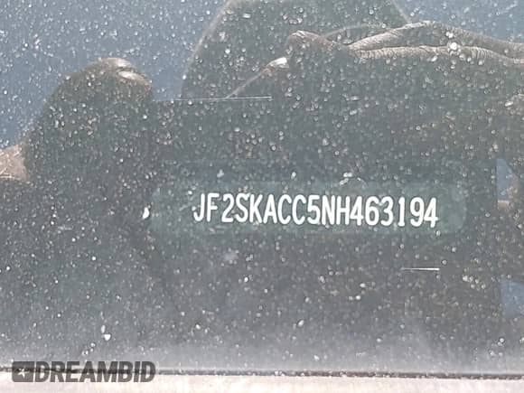 2022 Subaru Forester z VIN JF2SKACC5NH463194, wystawiony jako IAAI lot #42406316 z przebiegiem 38 997 mil mil oraz . Historia ofert i sprzedaży dostępna na DreamBid. Obrazek 17.