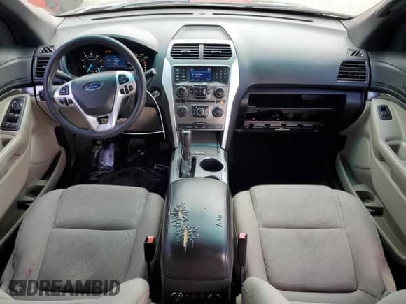 2014 Ford Explorer with VIN 1FM5K7B9XEGB59607, listed as a Copart auction lot 81380015 with 130,624 mi miles and Salvage title. Bid and sale history available at DreamBid. Image 8.