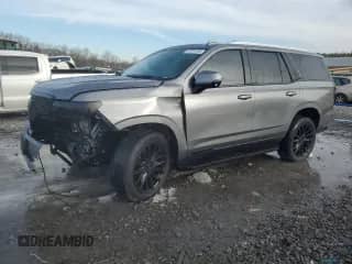 2021 Cadillac Escalade Premium Luxury with VIN 1GYS4BKL8MR197141, listed as a Copart auction lot 41915145 with 104,603 mi miles and Salvage title. Bid and sale history available at DreamBid. Image 1.