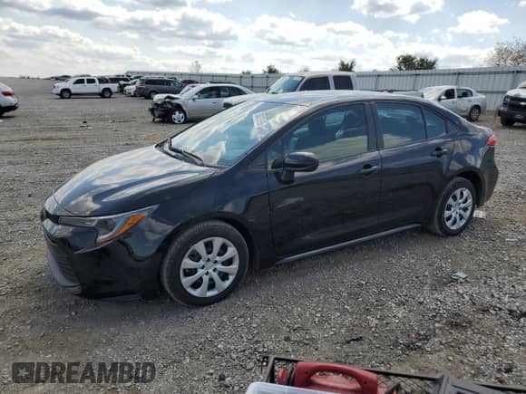 2024 Toyota Corolla LE with VIN 5YFB4MDE1RP203122, listed as a Copart auction lot 80075195 with 11,066 mi miles and Salvage title. Bid and sale history available at DreamBid. Image 1.