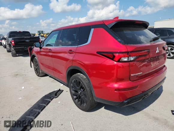 2023 Mitsubishi Outlander SE with VIN JA4J3UA84PZ042517, listed as a Copart auction lot 71360985 with 61,192 mi miles and Salvage title. Bid and sale history available at DreamBid. Image 2.