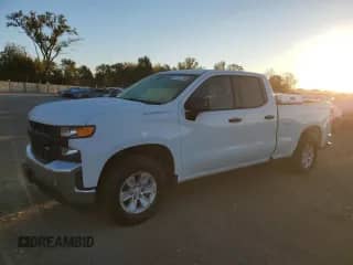 2020 Chevrolet Silverado 1500 Work Truck with VIN 1GCRWAEH9LZ165684, listed as a Copart auction lot 87221755 with 164,160 mi miles and Clean title. Bid and sale history available at DreamBid. Image 1.