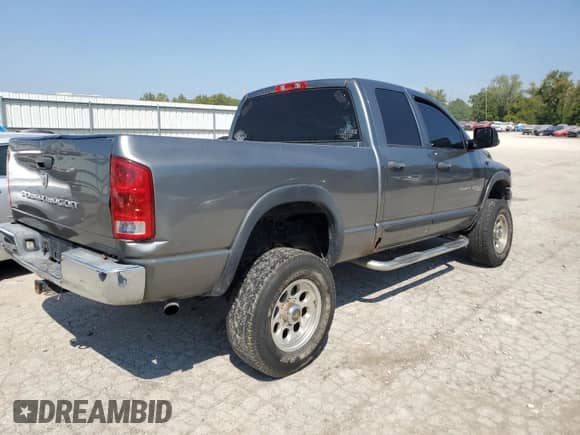 2005 Dodge 2500 SLT z VIN 3D7KS28D35G902298, wystawiony jako Copart lot #46449835 z przebiegiem 260 051 mil mil oraz Nie do naprawy • Non repairable. Historia ofert i sprzedaży dostępna na DreamBid. Obrazek 3.