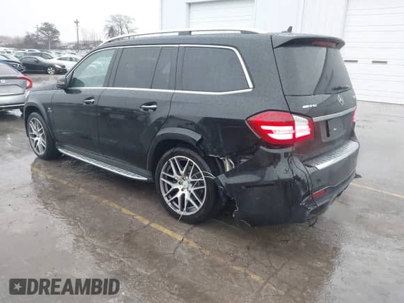 2017 Mercedes-Benz GLS 63 AMG with VIN 4JGDF7FE4HA752670, listed as a IAAI auction lot 41479746 with 105,653 mi miles and . Bid and sale history available at DreamBid. Image 3.