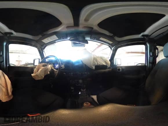 2021 Jeep Wrangler Unlimited 80th Anniversary with VIN 1C4HJXDG2MW582413, listed as a IAAI auction lot 43151537 with 36,068 mi miles and . Bid and sale history available at DreamBid. Image 18.