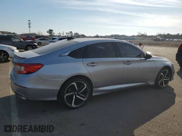 2021 Honda Accord с VIN NY76952, выставлен на аукционе Copart как лот 45492885 с пробегом 22 232 миль миль и Списание • Salvage title. История ставок и продаж доступна на DreamBid. Изображение 3.