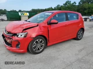 2017 Chevrolet Sonic LT with VIN 1G1JD6SG6H4173752, listed as a Copart auction lot 65541865 with 98,134 mi miles and Salvage title. Bid and sale history available at DreamBid. Image 1.