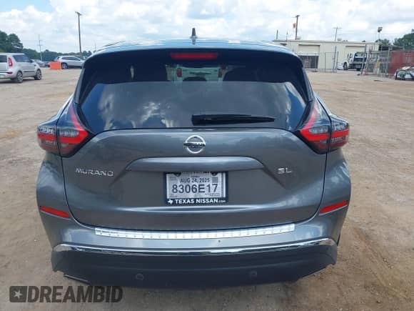 2021 Nissan Murano SL with VIN 5N1AZ2CJ0MC118172, listed as a IAAI auction lot 42833656 with 64,339 mi miles and . Bid and sale history available at DreamBid. Image 16.