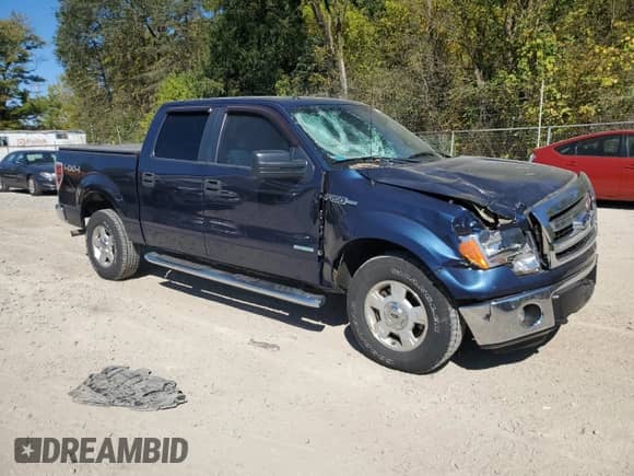 2014 Ford F-150 FX4 with VIN 1FTFW1ET1EFC98659, listed as a Copart auction lot 84555225 with 76,947 mi miles and Salvage title. Bid and sale history available at DreamBid. Image 4.