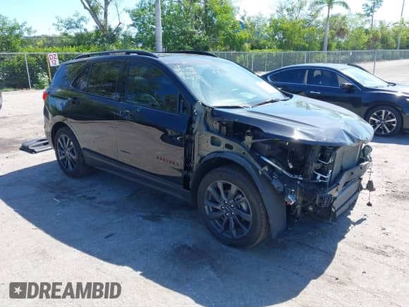 2022 Chevrolet Equinox RS z VIN 2GNAXWEV3N6108030, wystawiony jako IAAI lot #42789211 z przebiegiem 54 989 mil mil oraz . Historia ofert i sprzedaży dostępna na DreamBid. Obrazek 1.