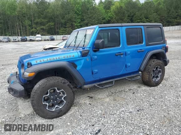 2022 Jeep Wrangler Unlimited Rubicon с VIN 1C4JJXR64NW275392, выставлен на аукционе Copart как лот 55037595 с пробегом 22 174 миль миль и Списание • Salvage title. История ставок и продаж доступна на DreamBid. Изображение 1.