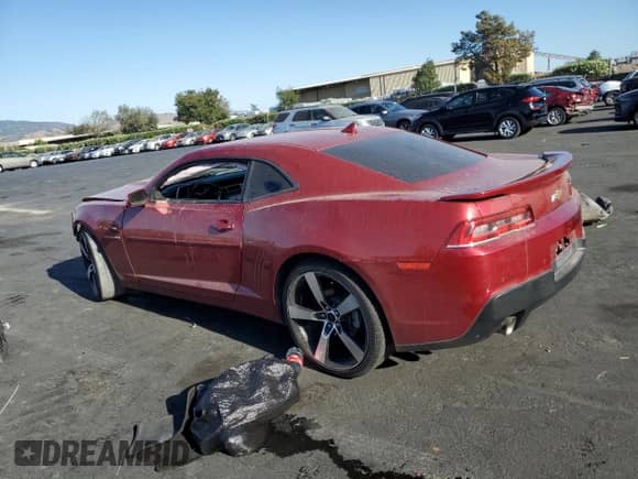 2014 Chevrolet Camaro LT с VIN 2G1FB1E31E9245988, выставлен на аукционе Copart как лот 70959575 с пробегом Не указан миль и Списание • Salvage title. История ставок и продаж доступна на DreamBid. Изображение 2.